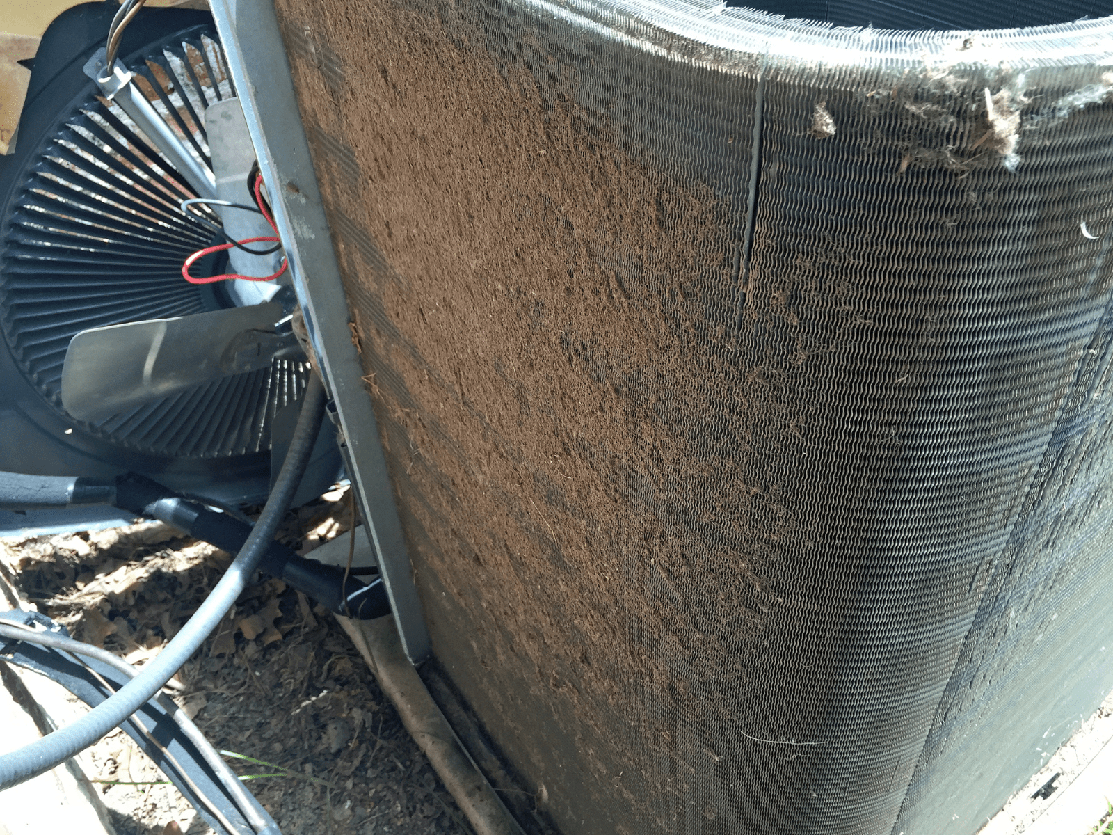 Dirty HVAC Unit